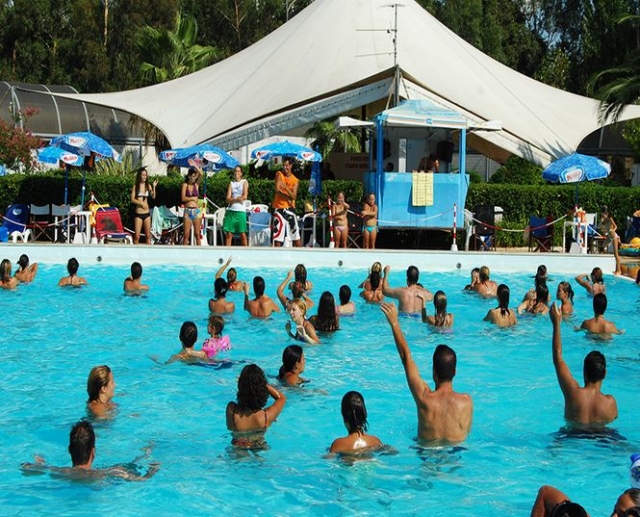 Animazione in piscina tutti i giorni
